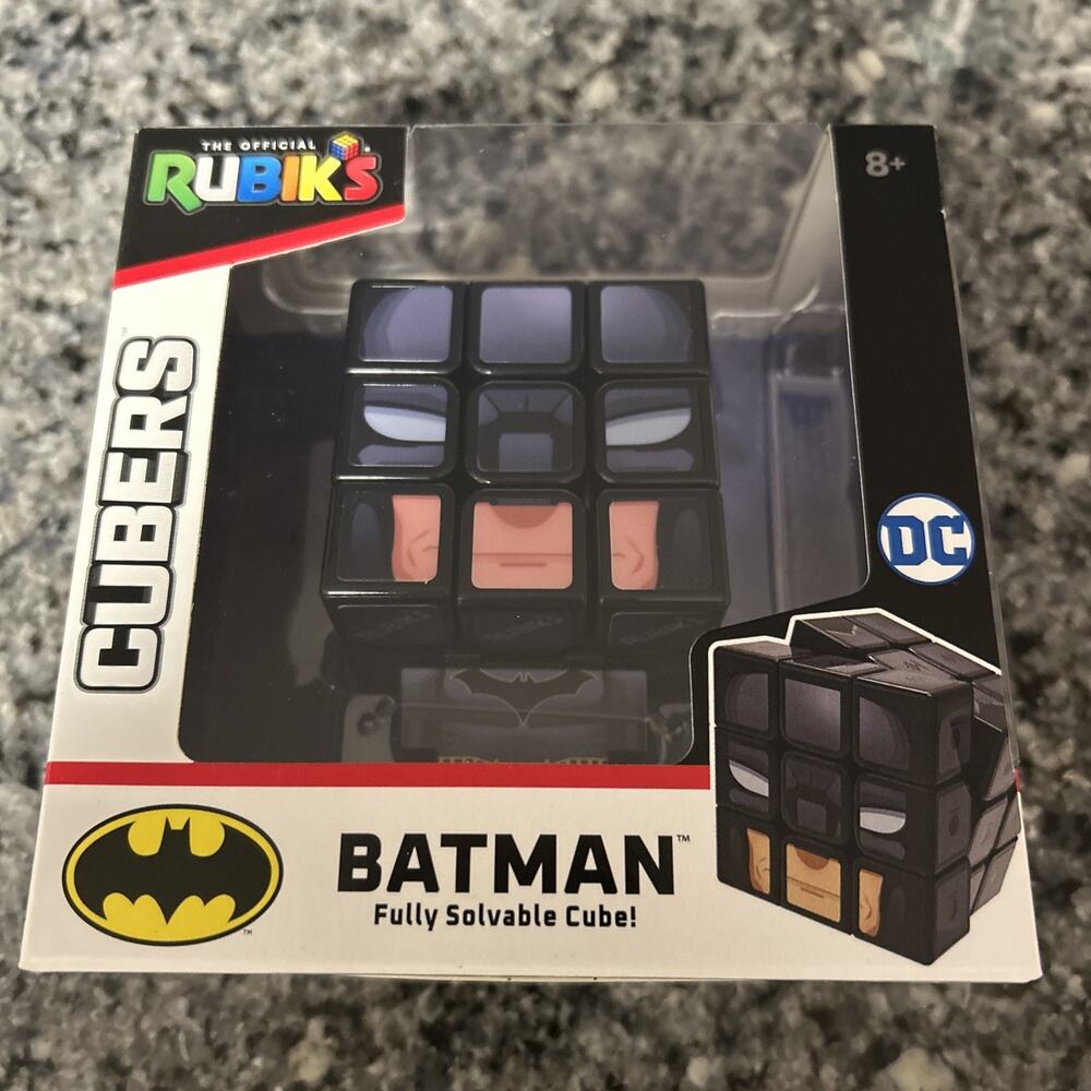 Rubik’s Cube DC Comics Batman Cuber Collectible 3x3 Puzzle & Character Display